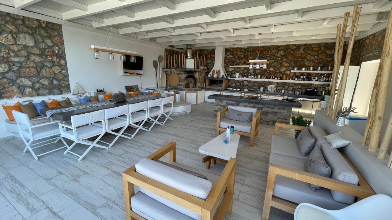 Theros Luxury Villas Damatria Exterior foto